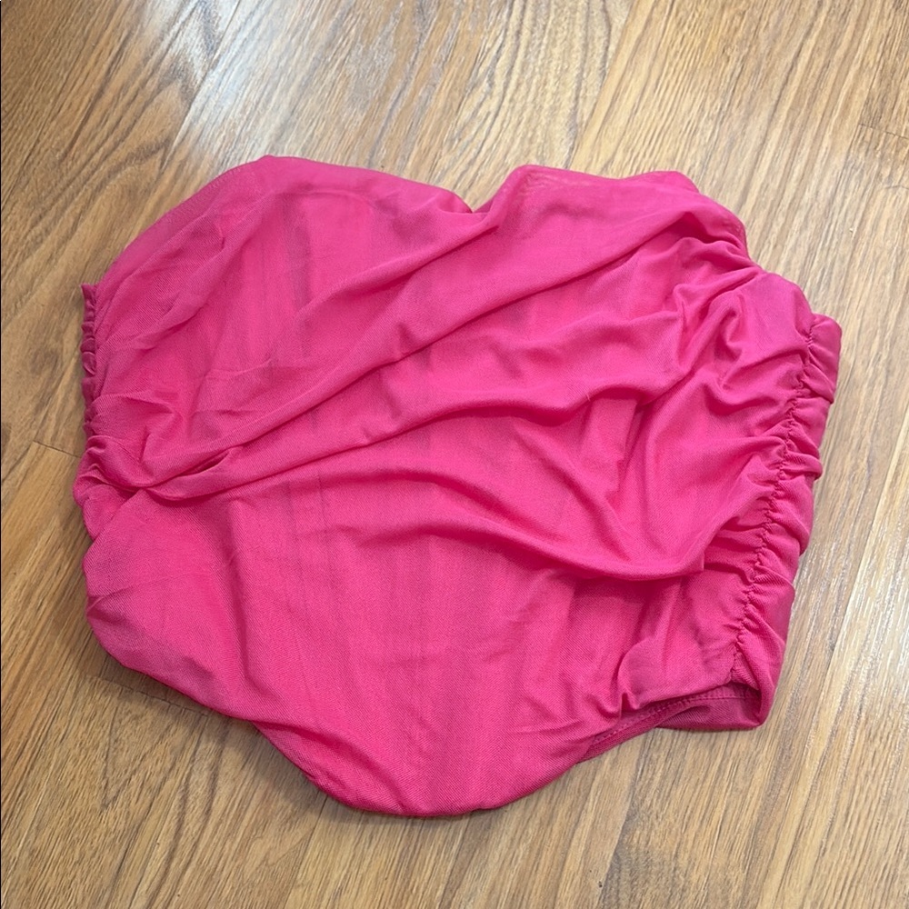 Vibrant Pink corset top